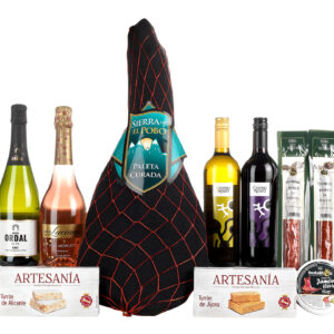 Lote de Navidad en Caja Jamonera nº 25