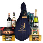 Lote de Navidad en Caja de Madera Jamonera n&ordm; 36