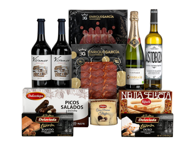 Lote de Navidad en Caja de Madera Selección nº 40
